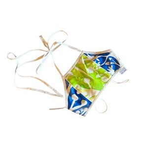 Rosie Assoulin O'delia Halter Top in Marine Blue